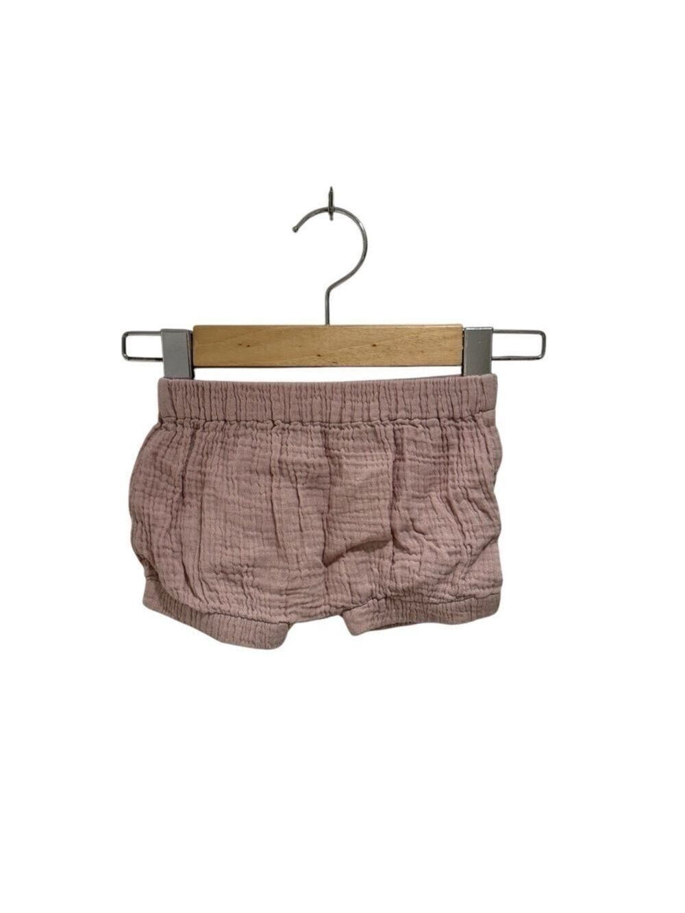 BAJOUE Pink Muslin Bloomers - size S (6-18 months)